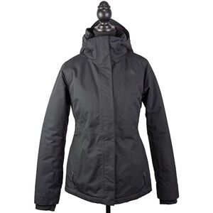 The North Face Women's Black Hooded Insulated Jacket Fleece Lined Size S/P